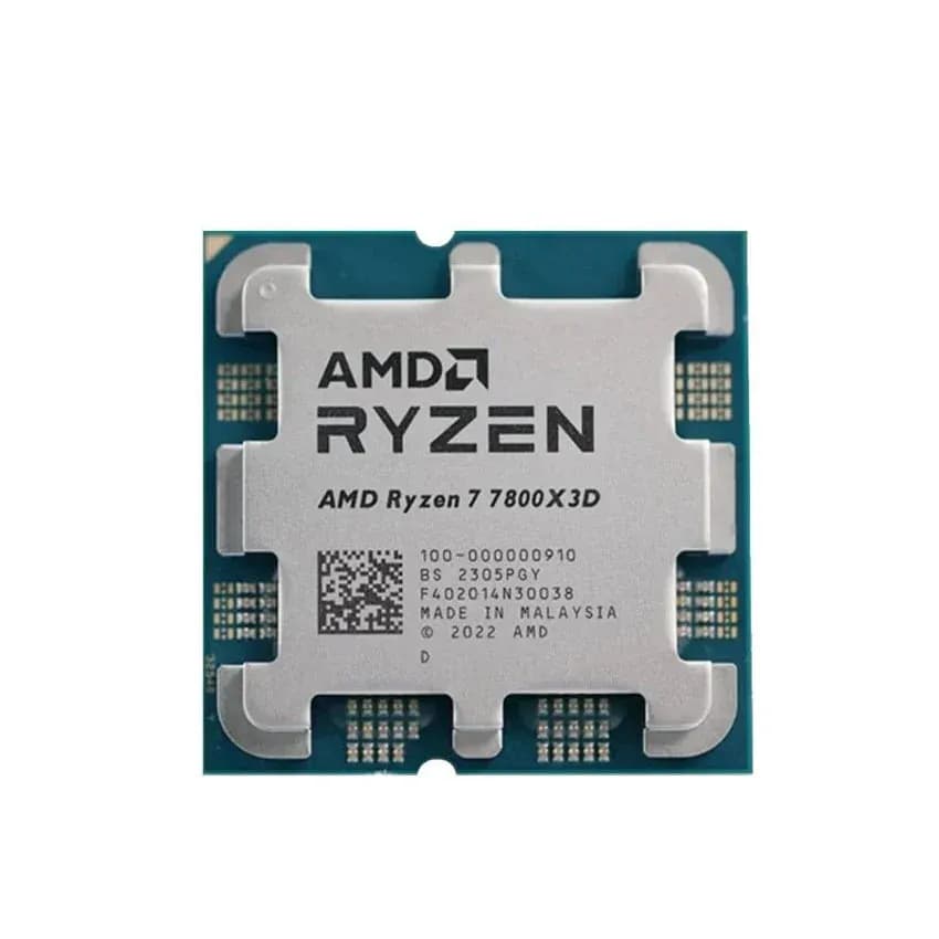 CPU AMD Ryzen 7 7800X3D (4.2Ghz Up to 5.0Ghz, 105MB Cache, 8 Cores, 16 Threads, Socket AM5)-(Chính hãng không vỏ hộp)